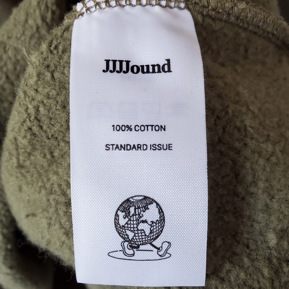 JJJJound J/95 Crewneck - Utility Green | Sz. Small - Picture 7 of 10